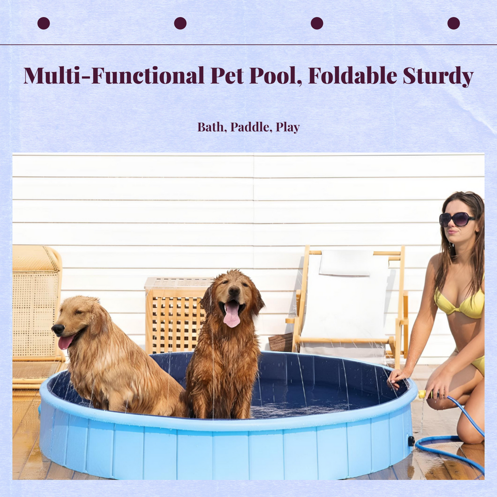 Leakproof foldable PVC pet pool