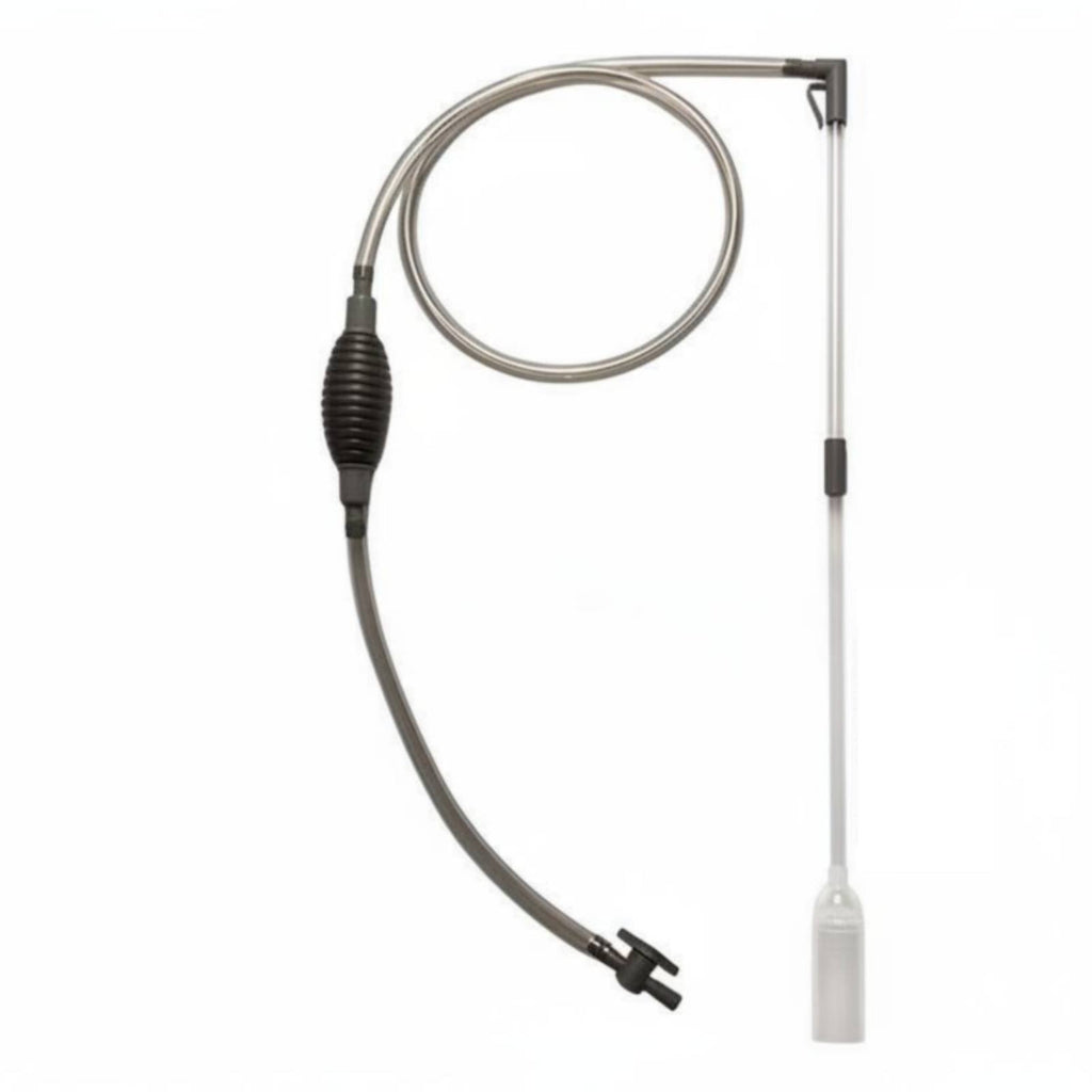 Aquarium Siphon Pump Strong Suction Manual Aquatic Waste Remover Fast Drainage