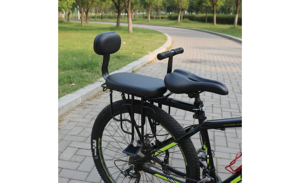 Rear Child Bike Seat Footrest Rear Mounted Child Seat Water Resistant for Kids
