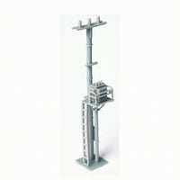 HO Scale Utility Pole Slender for Railway Scenes, Hobbyists