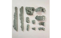 Tank Model Parts with Sandbag Protective Plating 1/35 Scale for Dioramas