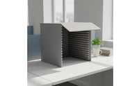 Reduces Reverberation and Reverb Desktop Soundproof Booth Easy Assembly Desktop Soundproof Box Foldable Design Tabletop Sound Isolation Box Collapsible for Podcasters, Streamers, Telecommuting Workers, Home Office, Studying
