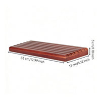 Wooden Coin Display Stand Grooved Slots Commemorative Coin Rack Sturdy for Desk