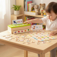 Spelling Learning Box Montessori Letter Matching Box Fine Movement Skills