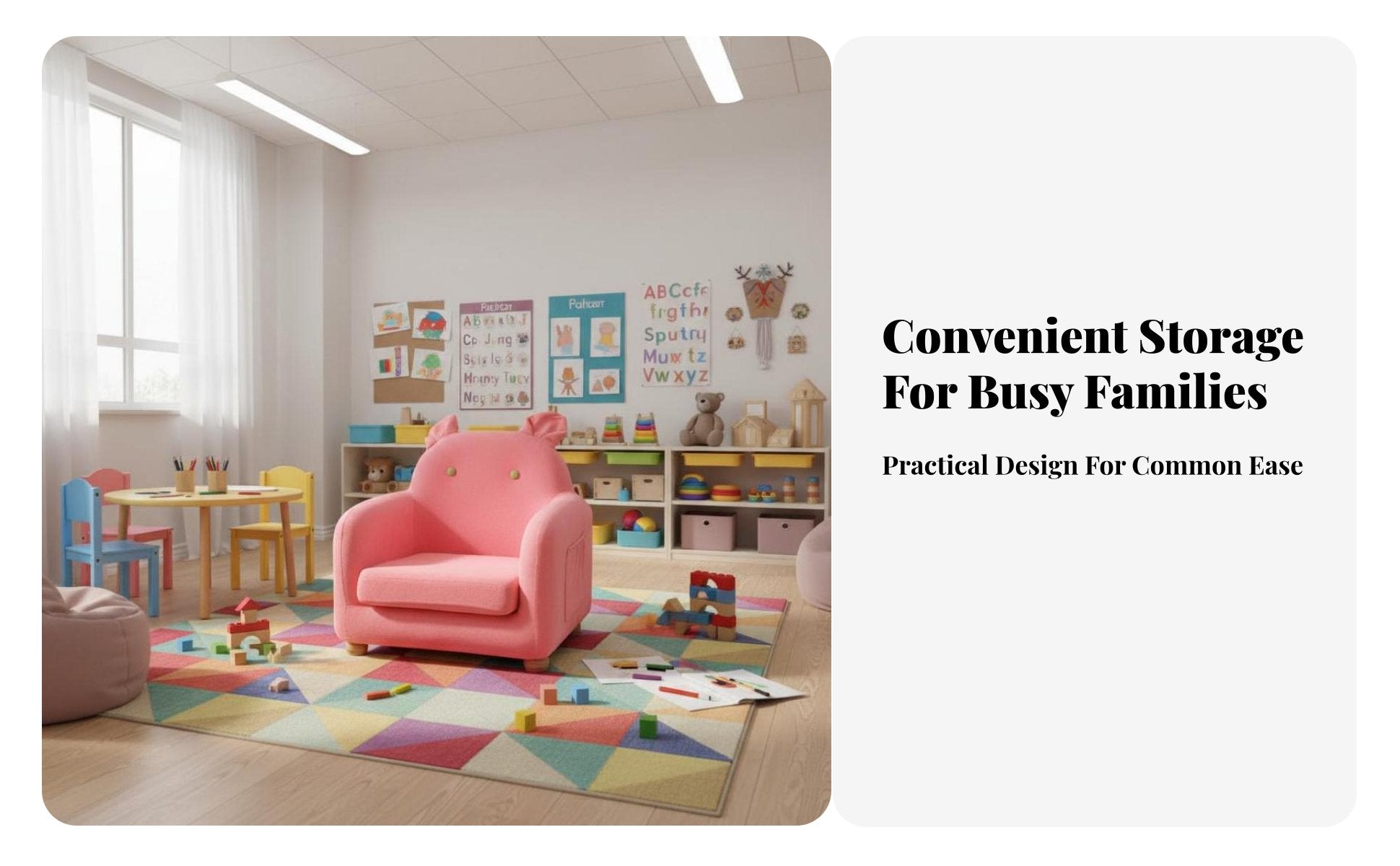 CreatureThemed Loveseat Removable and cleanable Cover kids' Furniture Cute Cartoon Design dense Foam padding for Parents