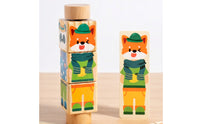 Rotating Animal Puzzle Hands-on Block Rotation Toy Educational