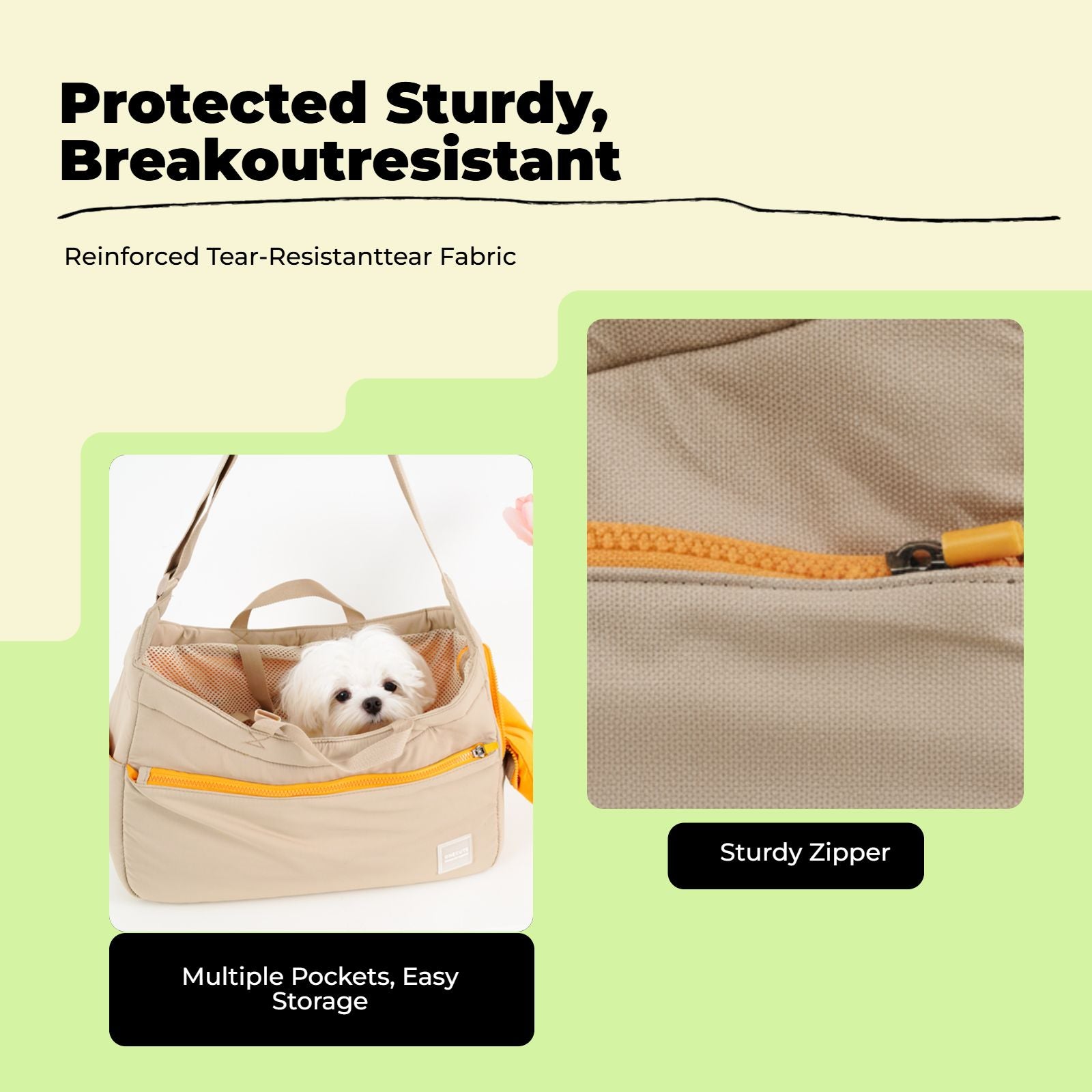 Breathable hands-free pet carrier