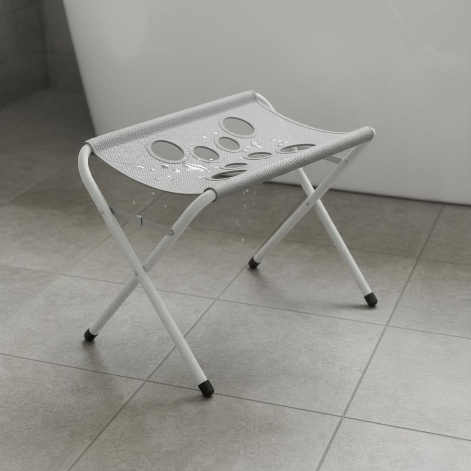 Feline Dog Bathing Rack Foldable Pet Wash Stand Hands-Hands-Free for Bathroom