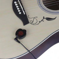 Acoustic Guitar Pickup Anti-Interference Guitar Pickup Guarding Pads Clip on Transducer Mic for Practice