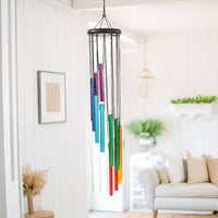 Aluminum Tube Wind Chime Pleasant Sound Aluminum Wind Chime Soothing Melody