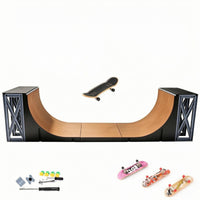 U-Shaped Finger Skateboard Ramp Indoor Fingerboard Obstacle Course Gift Idea
