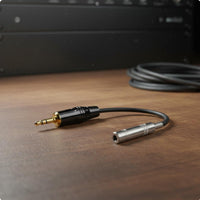 1/4 Inch Female to XLR Male Cable Double Shielded for Studio