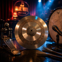 13.5-Inch Cymbal Concentric Bands Bronze Cymbal Polished Areas