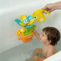 Bath Flower Pot Toy Colorful Rotating Flower Toy Interactive for Toddlers