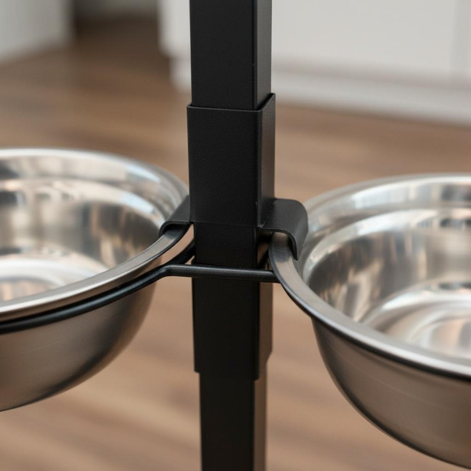 Stainless Steel Dog Bowl Set Sturdy Feline and Dog Feeding Station Easy to Clean