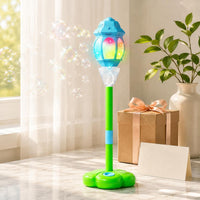 Flower-Shaped Bubble Machine Outdoor Fun Kids Toy Wireless Control for Party