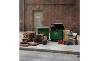 Metropolitan Street-Cleaning Scene Model Assorted Props Worn Cluttered Scene