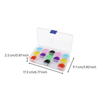 15 Pieces Transparent Pedal Knob Cap Effects Pedal Cap Mixed Colors
