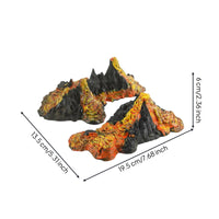 Volcano Model Set Long-Lasting Soft Plastic Erupting Volcano Figurine Hand