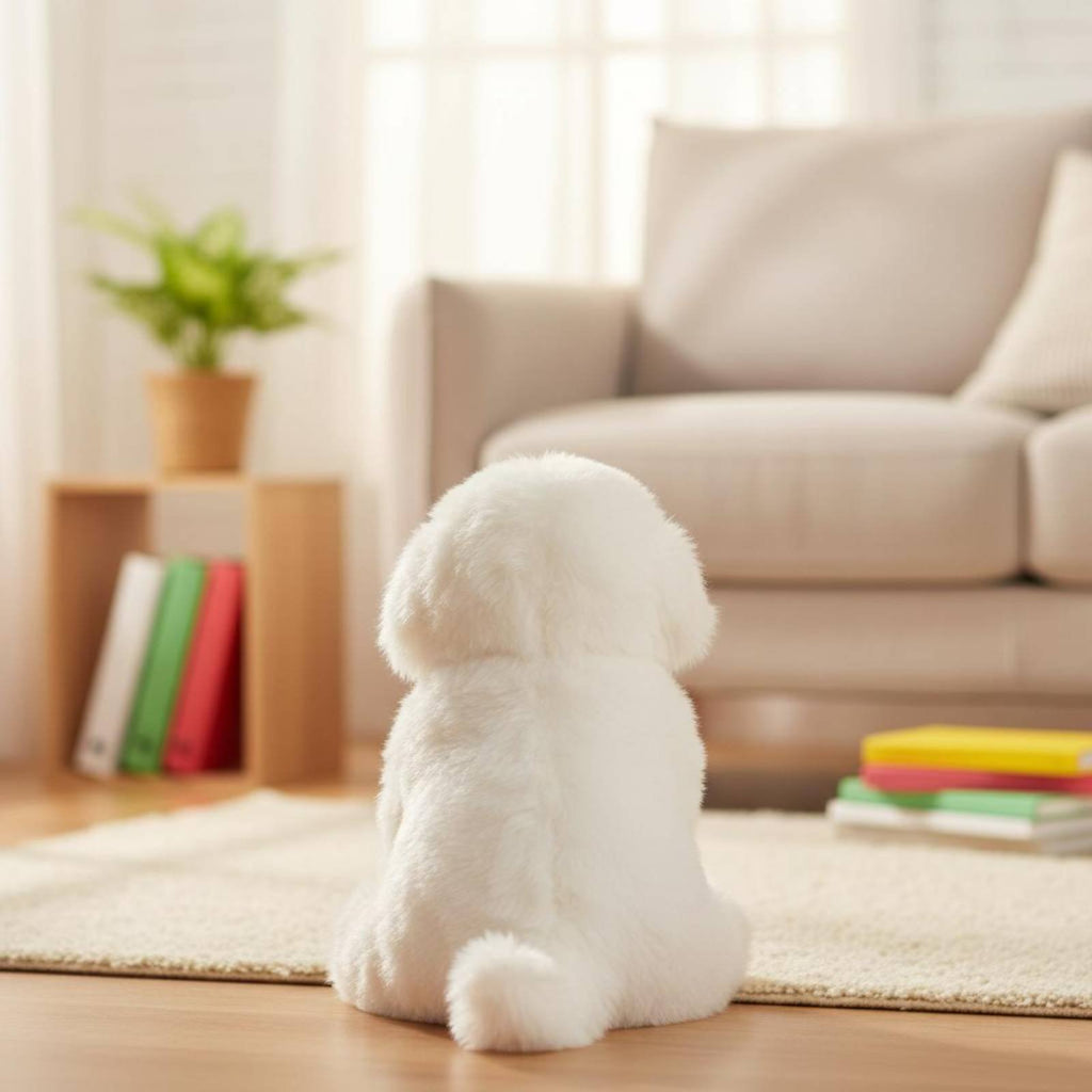 Maltese Soft Toy Dog Soft Home Decoration Cuddly