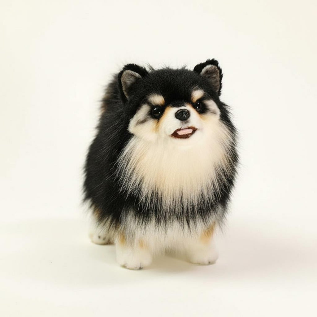 Realistic Dog Toy Cuddly Dog Stuffed Gift Ready Stuffed Animal for Kids