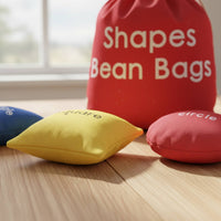 Shape Recognition Sensory Pouch Play Color Recognition Sensory Pouch Soft Textile Sorting Game for Kid 2-6, Preschool