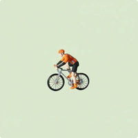 1/64 Cyclist Model Miniature Scene Decoration Mini Pedal Cycle Cyclist