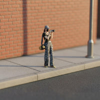 1:64 Photographer Figurine 3D Color Printed 1/64 Scale Figurine High Precision