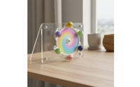 Parrot Rotating Wheel 360° Rotation Interactive Parrot Toy Colorful Design