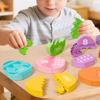 Dinosaur Egg Puzzle Child-Centered Number Color Matching Toy Cognitive Development Egg Matching Puzzle for Preschoolers, Young Children, Preschool