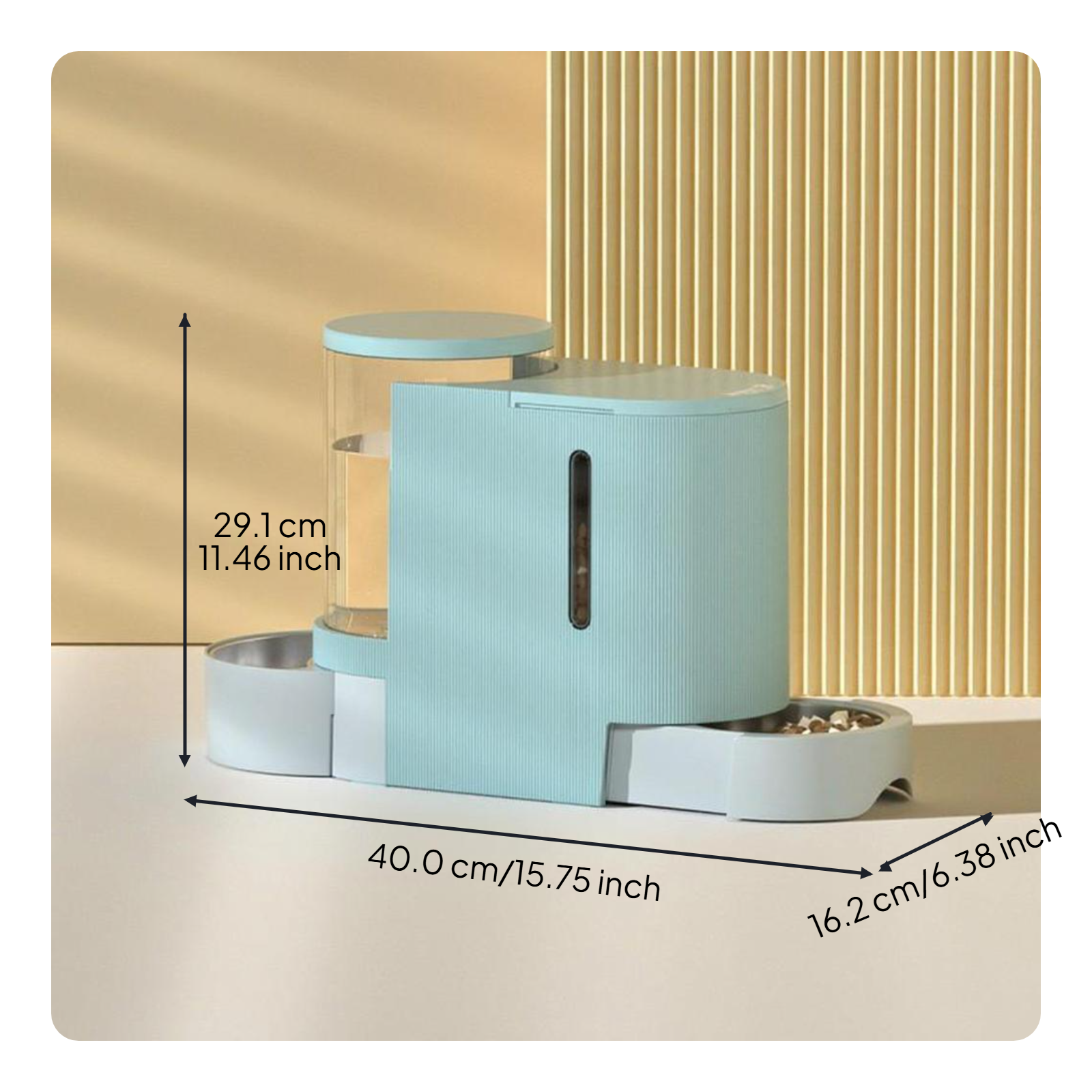 Automatic pet feeder with timer