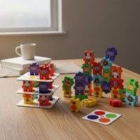 jungles Balance Stack Fine Motor Skills Animal Stacking Blocks Strategy Stacking Board Game for Kids