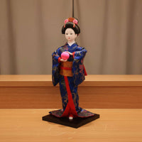 Japanese Geisha Doll Authentic Design Traditional Japanese Statue Vibrant Colors