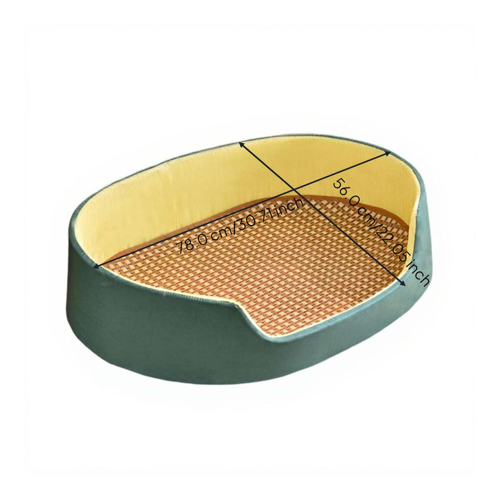 Dog Cooling Mat, auto-cooling pet bed, cleanable non-slip crate pad, summer comfort for large dogs and felines, suitable for all seasons