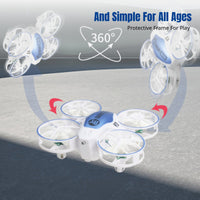 Mini RC Drone, LED Lights, 4-Axis Quadcopter, Flip, Hover, Toy