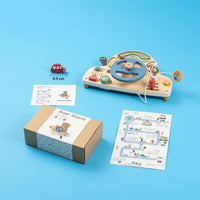 Steering Wheel Busy Board Develops Fine Engine Skills Pretend Play Car Simulator