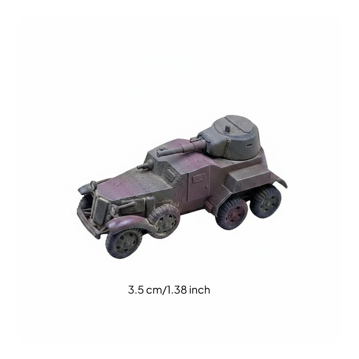 Soviet BA-10 Model Collectible BA-10 Armored Car for Display Shelf, Collectors