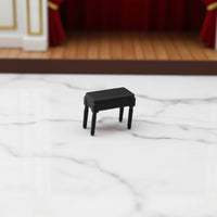 1:64 Concert Pianist Model Collectible Display Piece Mini Piano Musician Statue