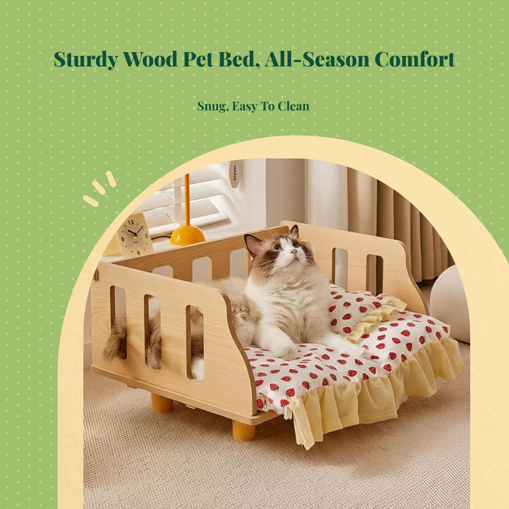 Removable cover pet bed