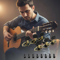 113 Mm Guitar Tuning Pegs Semiexposed Design Classical Guitar Tuner Set