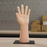 2 Pieces Male Hand Model Sturdy Fake Hand Model Reusable for Showroom
