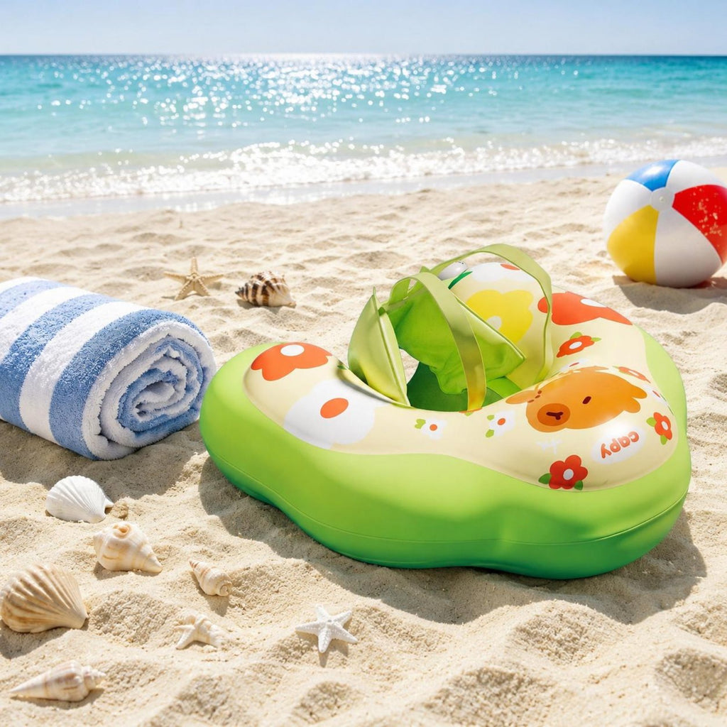 Baby Swim Float with Canopy UPF50+ Baby Buoy with Canopy Included for Swimming