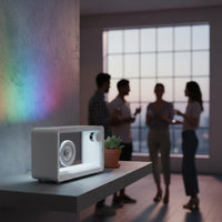 Transparent Bluetooth Speaker Minimalist Design Consumer Electronics
