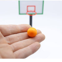1/12 Scale Basketball Hoop Compact Miniature Decor Lightweight for Playroom