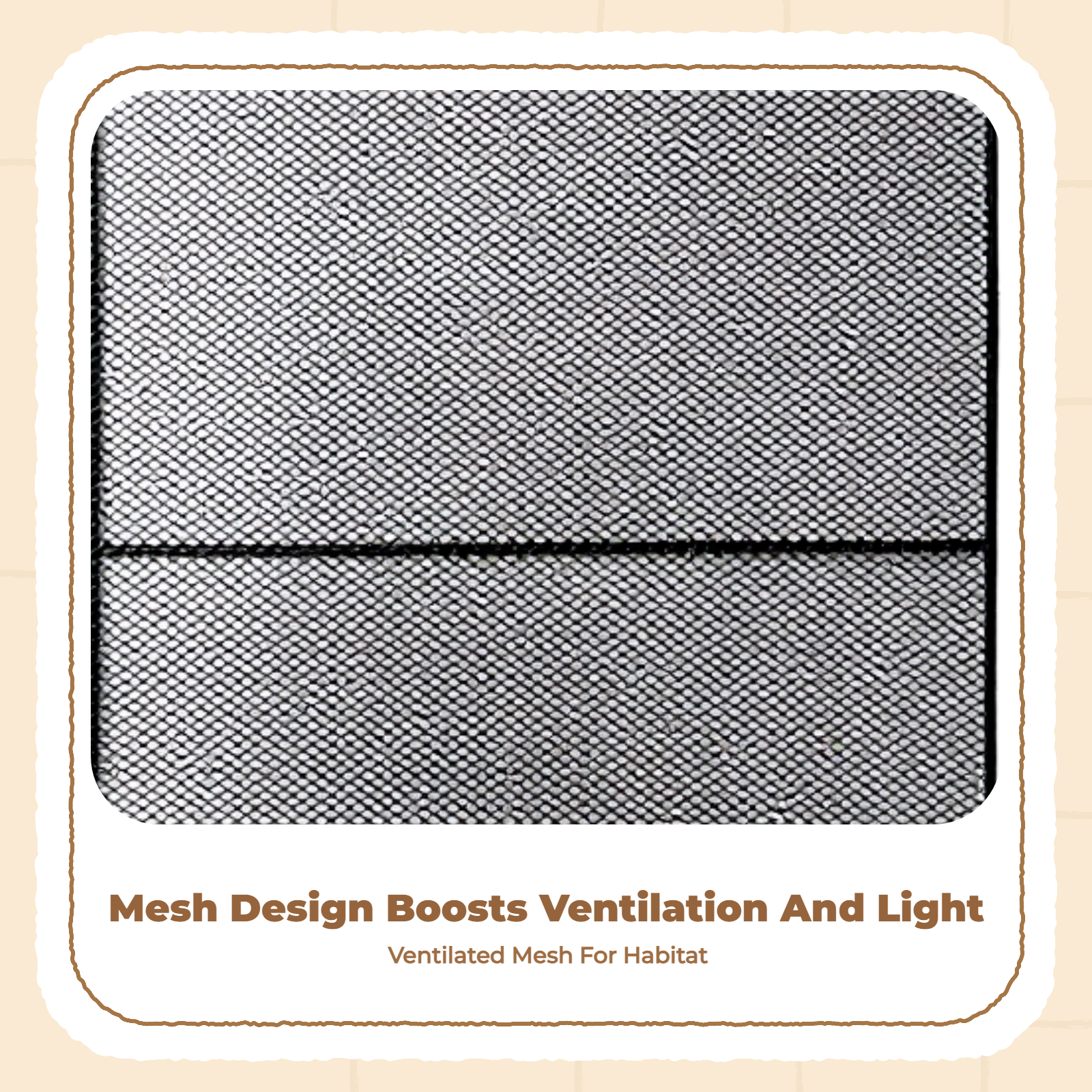Turtle mesh cover prevents escapes