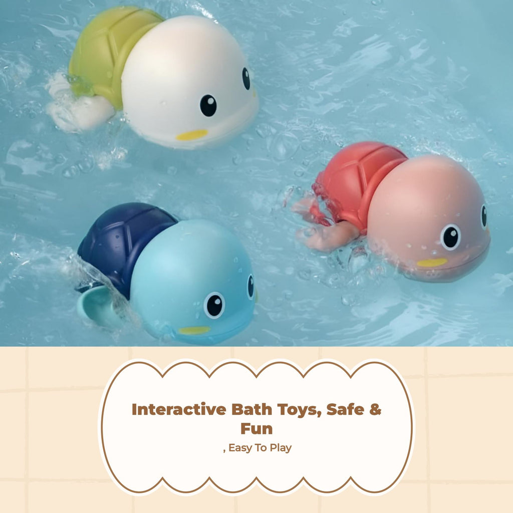 Bath toys encourage toddler learning