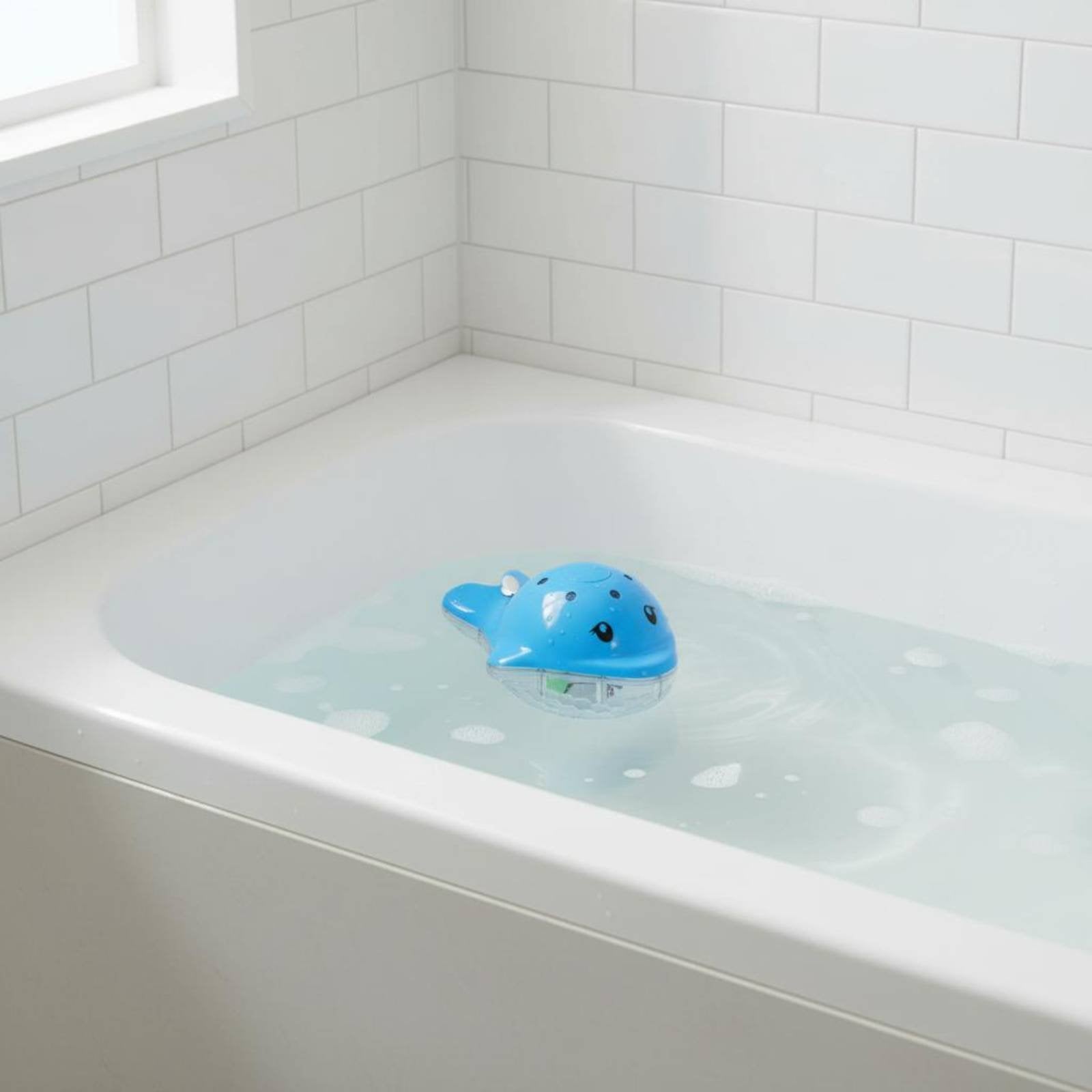 LED Dolphin Sprinkler Water Spray Dolphin Bath Toy Easy to Clean for Pool, Kids