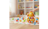Whack-a-Rodent Toy Early Education Cartoon Creature Push Toy Hand-Eye
