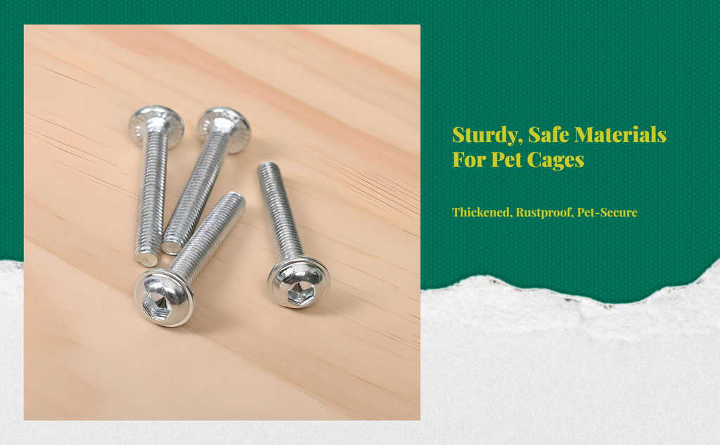 Cat Enclosure Accessories, Universal Replacement Parts, Plastic Lock, Hook, Connector, Easy to Install, Space-Saving