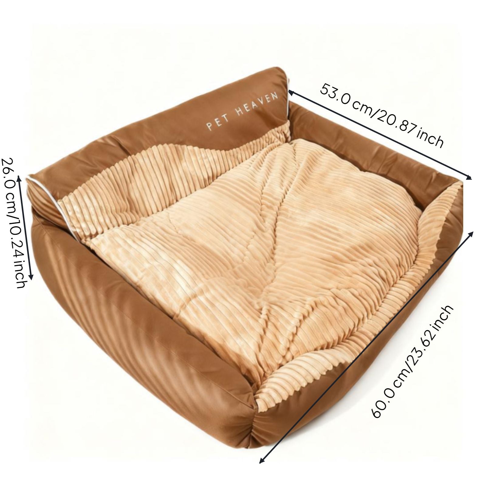 Orthopedic dog bed with cover